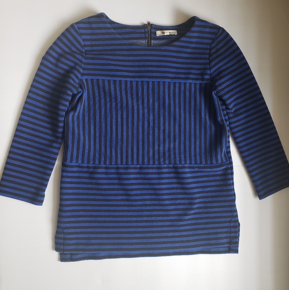 Madewell Beautiful Blue Striped Top - Picture 1 of 3